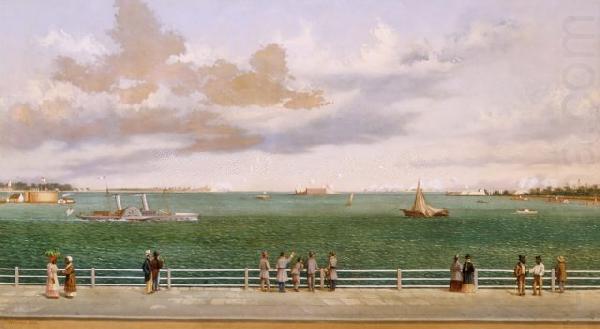 William Aiken Walker Charleston Harbor oil painting picture